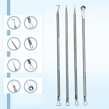 💓Last day 50% OFF💥Stainless Steel Blackhead Remover Tool Kit