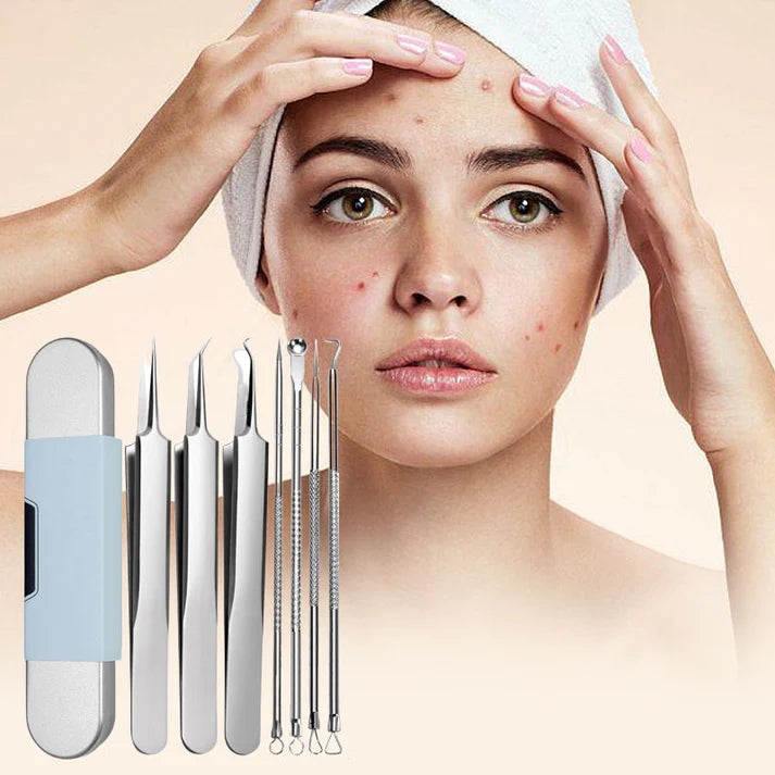 💓Last day 50% OFF💥Stainless Steel Blackhead Remover Tool Kit